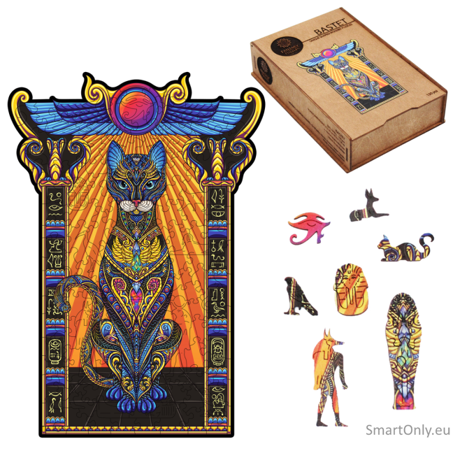 Bastet Dėlionė Iš Medžio L Dydis (300 detalių) Fantasy Puzzles Bastet Dėlionė Iš Medžio L Dydis (300 detalių) Fantasy Puzzles