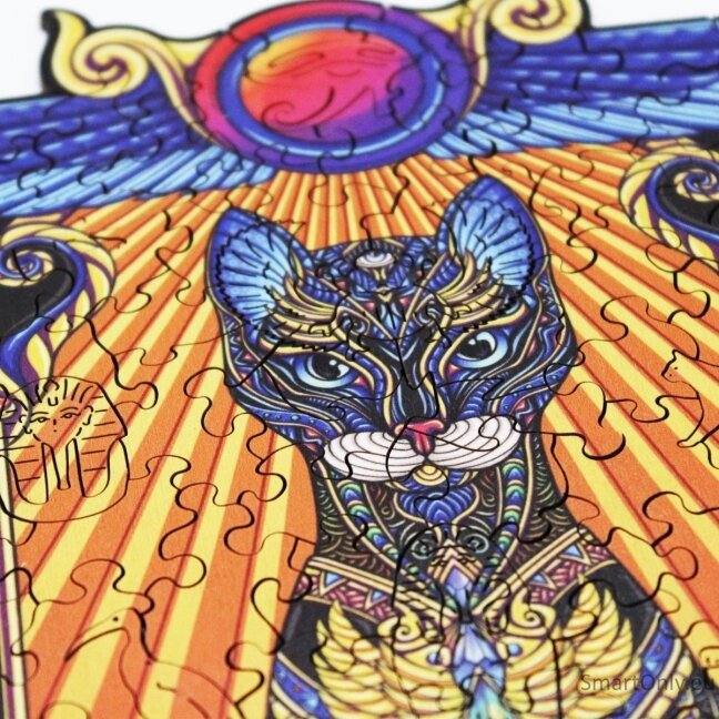 Bastet Dėlionė Iš Medžio XL Dydis (600 detalių) Fantasy Puzzles 5 Bastet Dėlionė Iš Medžio XL Dydis (600 detalių) Fantasy Puzzles 5