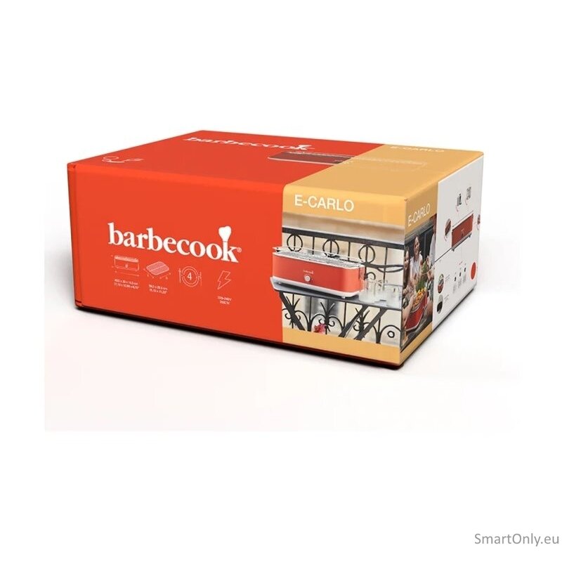 Barbecook BC-ELE-1001 | Electric Grill E-Carlo | Table | 2500 W | Red 9