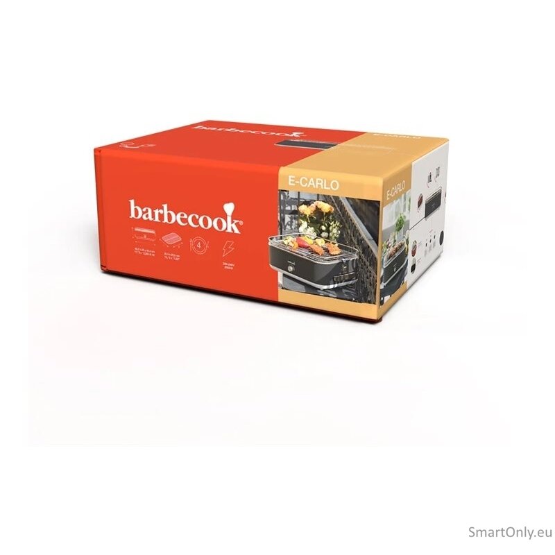Barbecook Electric Grill E-Carlo | BC-ELE-1003 | Table | 2500 W | Midnight Grey 7