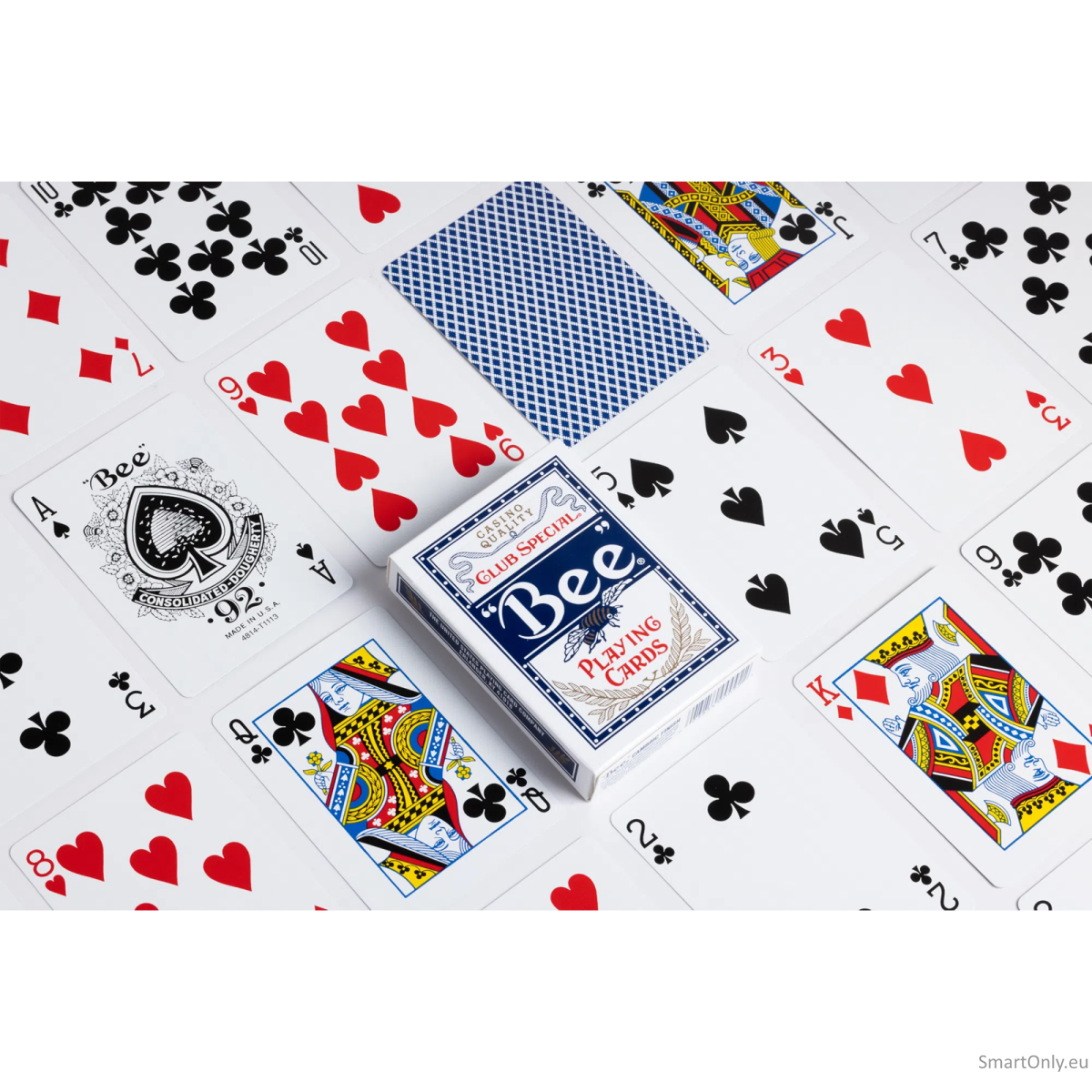 Bee Standard pokerio kortos (Mėlynos) 3 Bee Standard pokerio kortos (Mėlynos) 3
