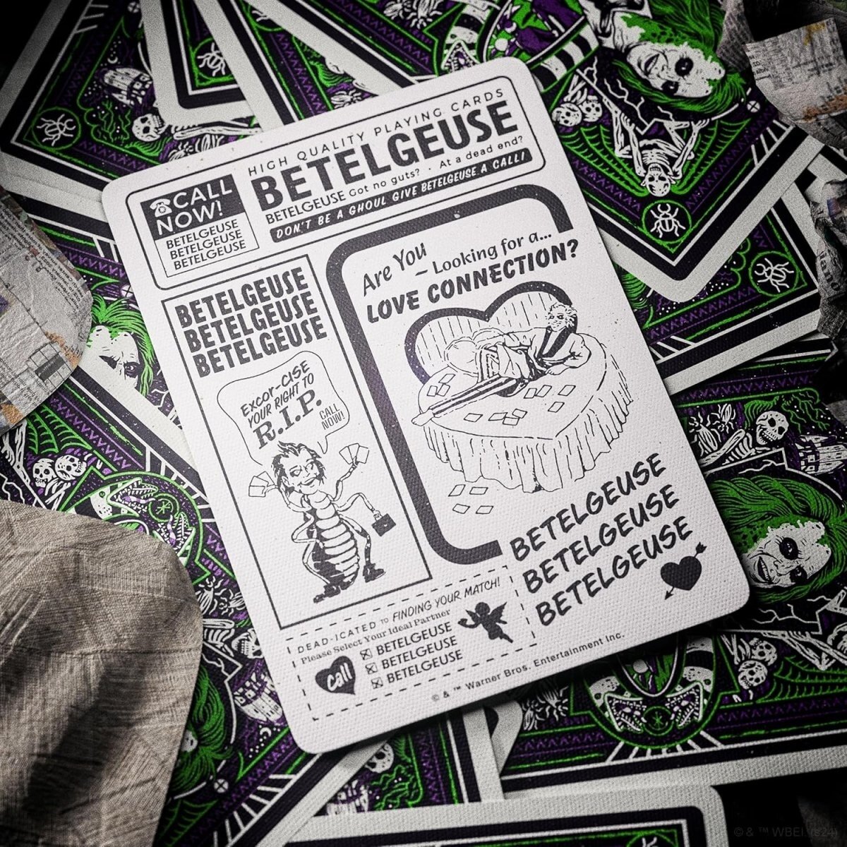 Beetlejuice žaidimo kortos Theory 11 6 Beetlejuice žaidimo kortos Theory 11 6
