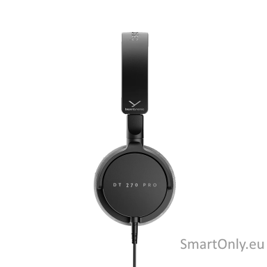 Beyerdynamic DT 270 PRO Compact Over-Ear Studio Headphone with dual-sided cable connector (detachable) Stereo jack 3,5mm with adapter to 6,3