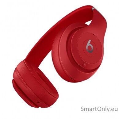 Beats Studio3 Wireless Over-Ear Headphones, Red 3