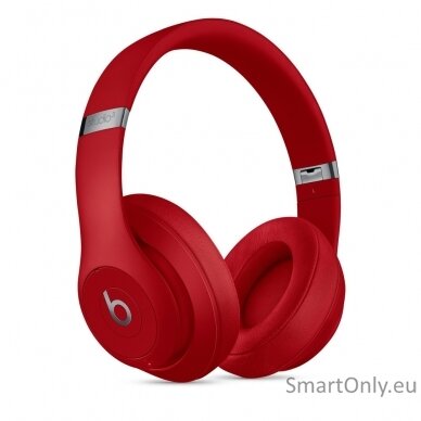 Beats Studio3 Wireless Over-Ear Headphones, Red 4