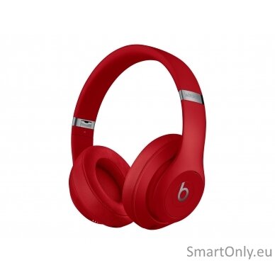 Beats Studio3 Wireless Over-Ear Headphones, Red 7