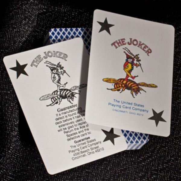 Bee Jumbo pokerio kortos (Mėlynos) 2 Bee Jumbo pokerio kortos (Mėlynos) 2