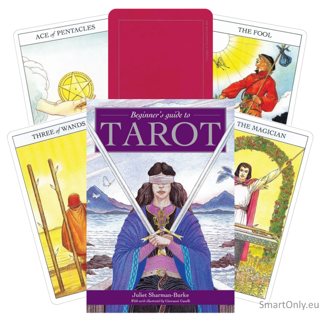 Beginners Guide To Tarot kortos ir knyga US Games Systems Beginners Guide To Tarot kortos ir knyga US Games Systems