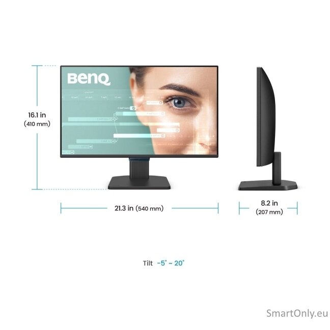 Benq GW2490C | 24 " | IPS | FHD | 16:9 | 144 Hz | 5 ms | 1920 x 1080 pixels | 250 cd/m² | HDMI ports quantity 1 | Black 4 Benq GW2490C | 24 " | IPS | FHD | 16:9 | 144 Hz | 5 ms | 1920 x 1080 pixels | 250 cd/m² | HDMI ports quantity 1 | Black 4