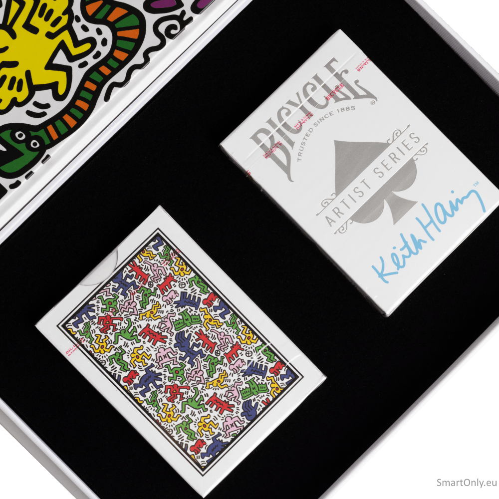 Bicycle Artist Series: Keith Haring Žaidimo kortų rinkinys dėžutėje Bicycle 3 Bicycle Artist Series: Keith Haring Žaidimo kortų rinkinys dėžutėje Bicycle 3