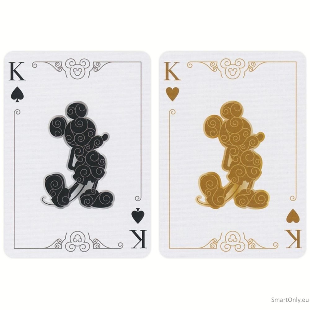 Bicycle Disney Mickey Mouse kortos (juodos ir auksinės) 9 Bicycle Disney Mickey Mouse kortos (juodos ir auksinės) 9