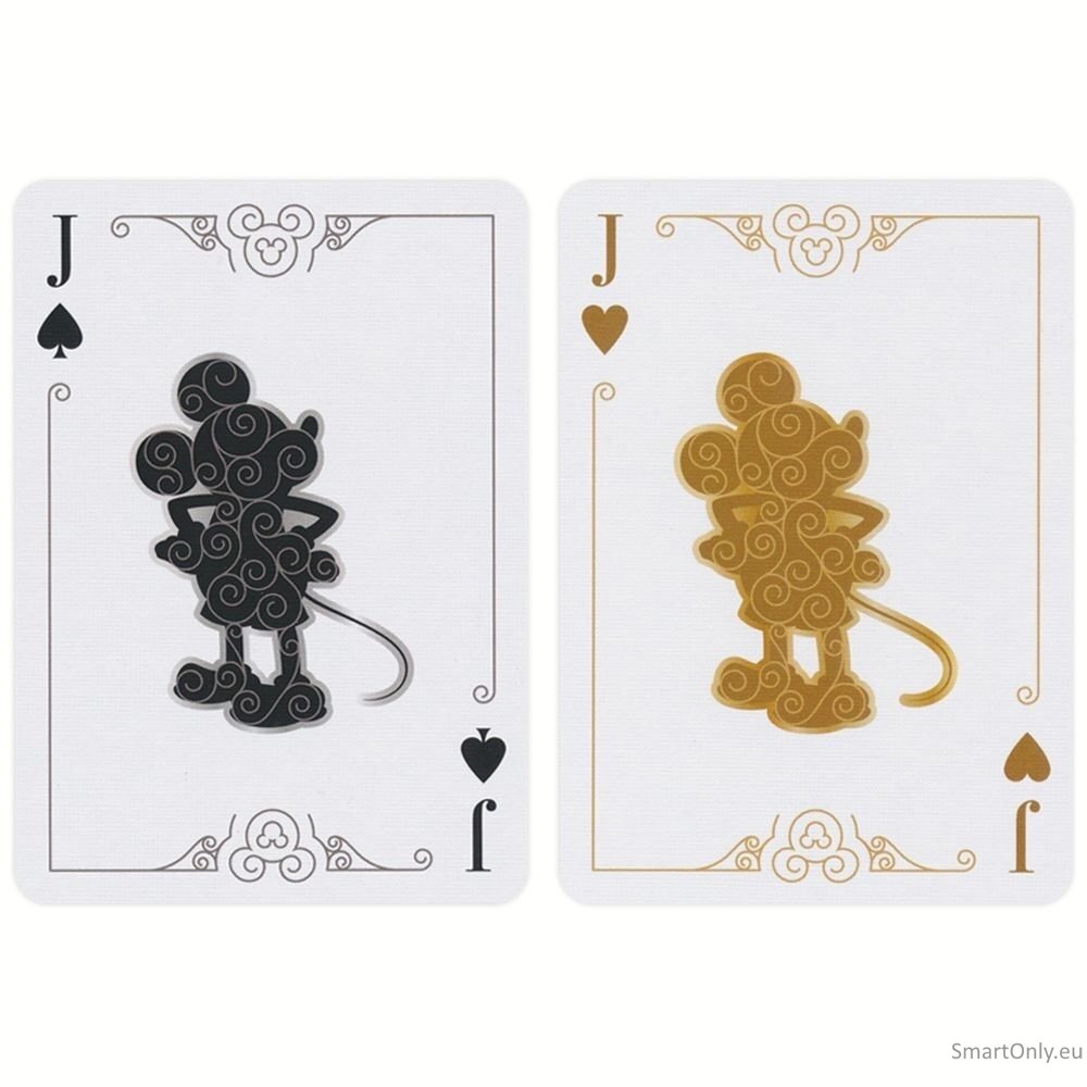 Bicycle Disney Mickey Mouse kortos (juodos ir auksinės) 11 Bicycle Disney Mickey Mouse kortos (juodos ir auksinės) 11