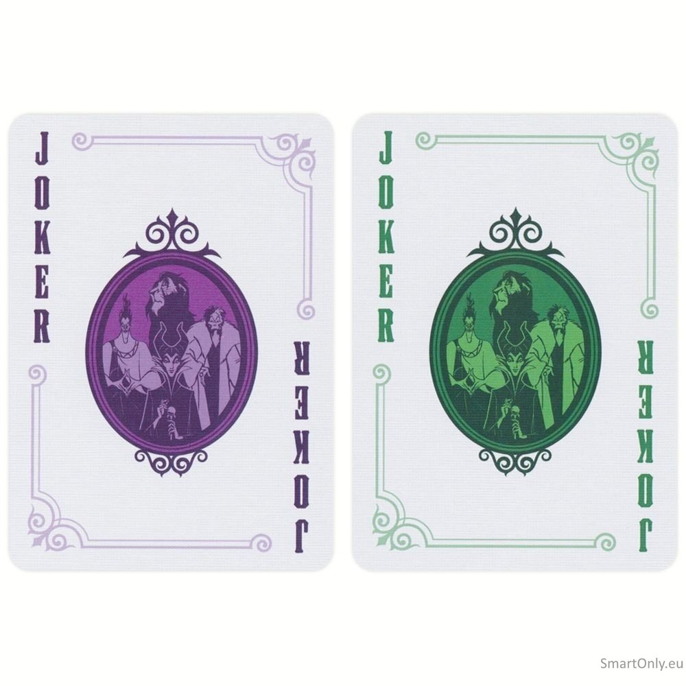 Bicycle Disney Villains žaidimo kortos (violetinės) 2 Bicycle Disney Villains žaidimo kortos (violetinės) 2