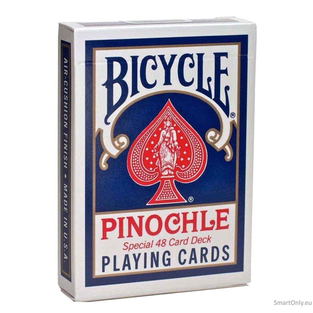 Bicycle Pinochle Standard kortos (Mėlynos) 1 Bicycle Pinochle Standard kortos (Mėlynos) 1