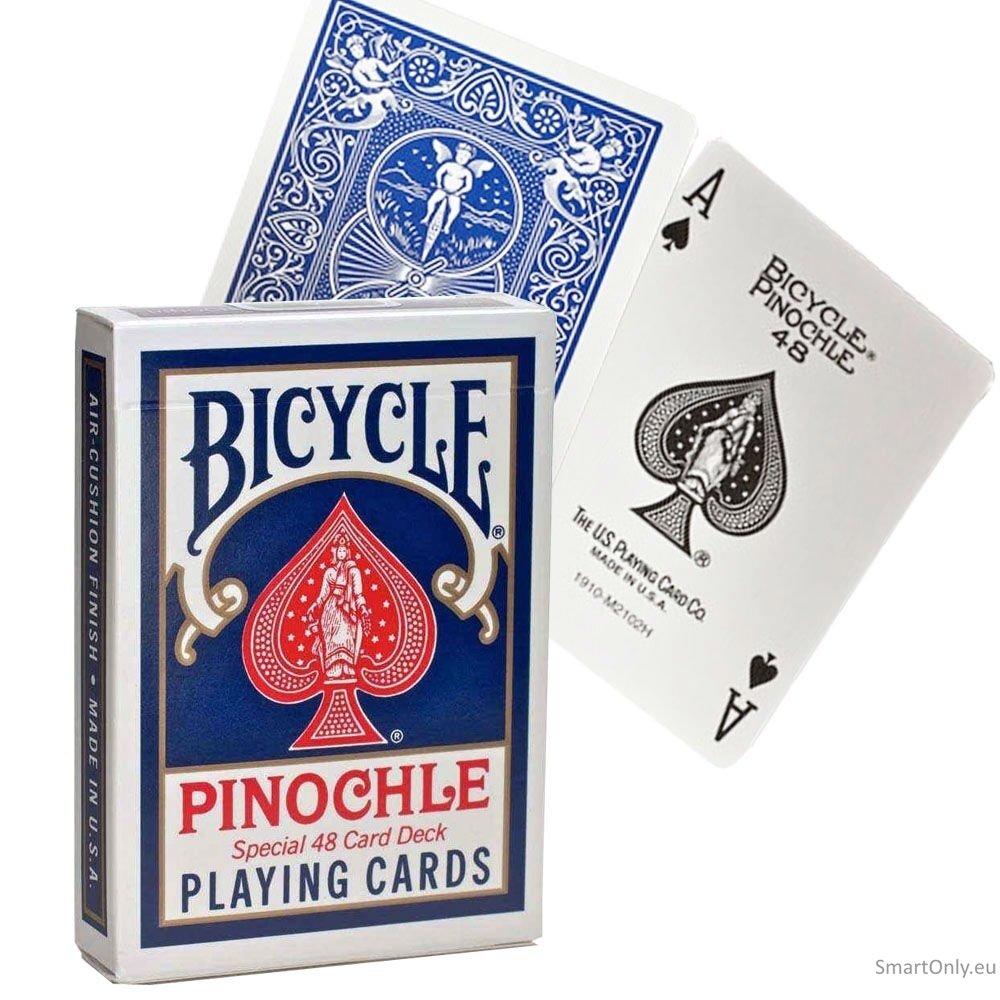 Bicycle Pinochle Standard kortos (Mėlynos) Bicycle Pinochle Standard kortos (Mėlynos)