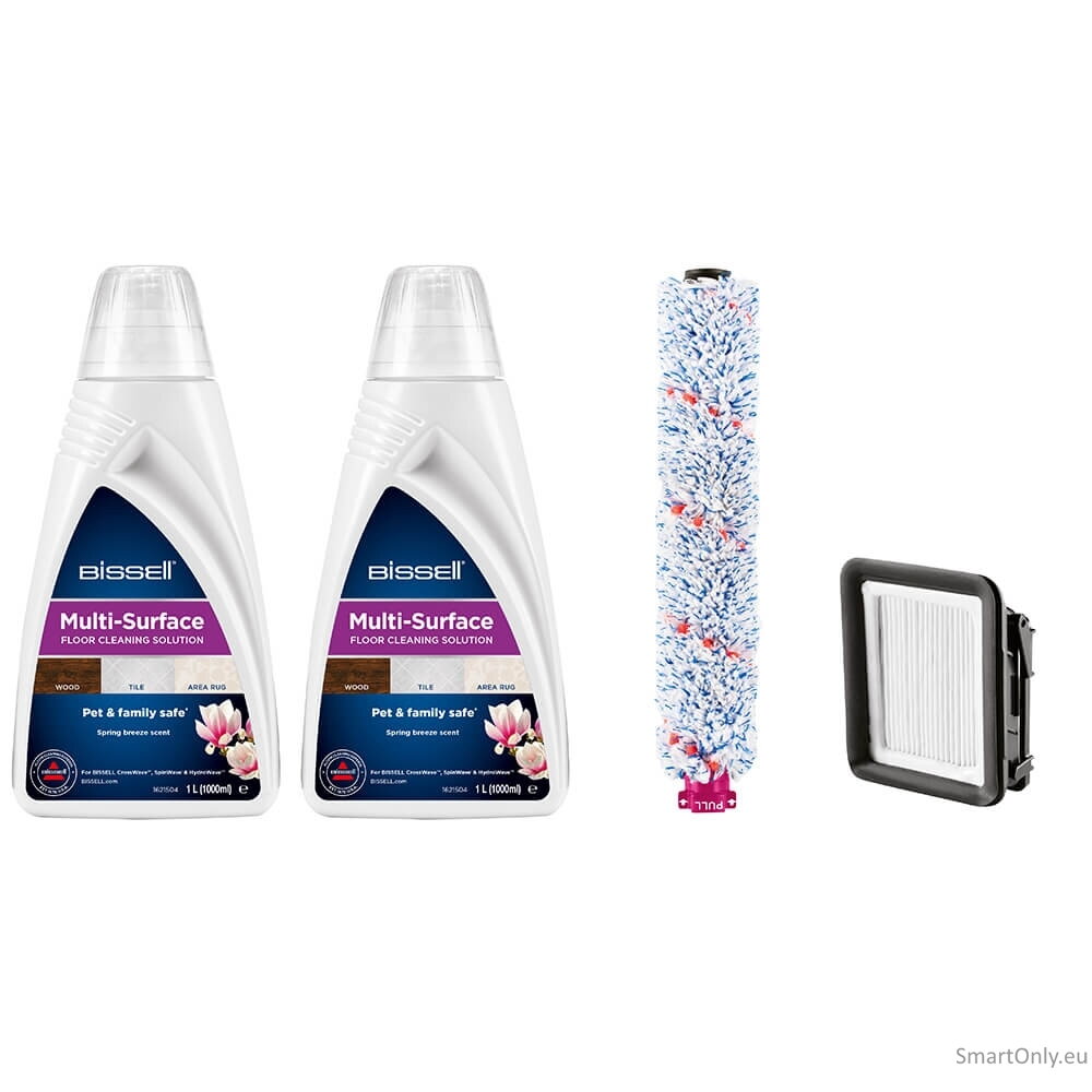 Bissell Cleaning Pack MultiSurface (2xDetergents+Brushroll+Filter)