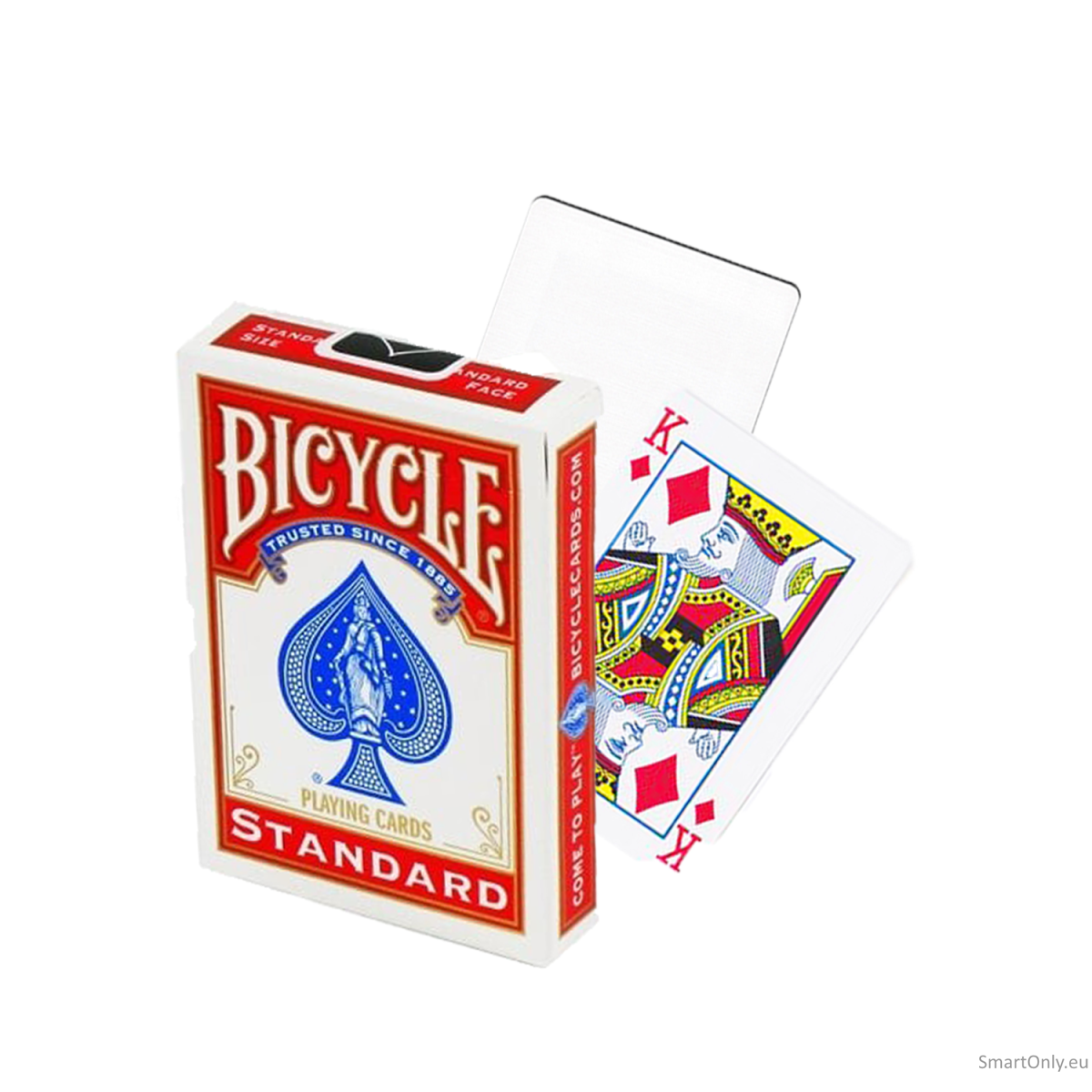 Bicycle Blank Back Standard Face Red kortos Bicycle Blank Back Standard Face Red kortos