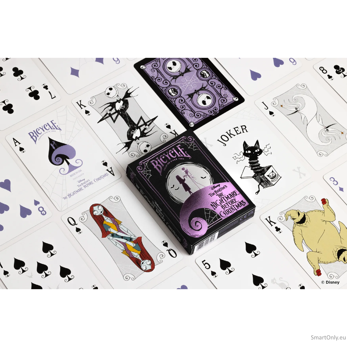 Bicycle Disney Nightmare Before Christmas žaidimo kortos 6 Bicycle Disney Nightmare Before Christmas žaidimo kortos 6