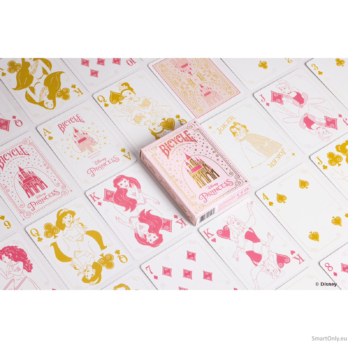 Bicycle Disney Princess Pink kortos 1