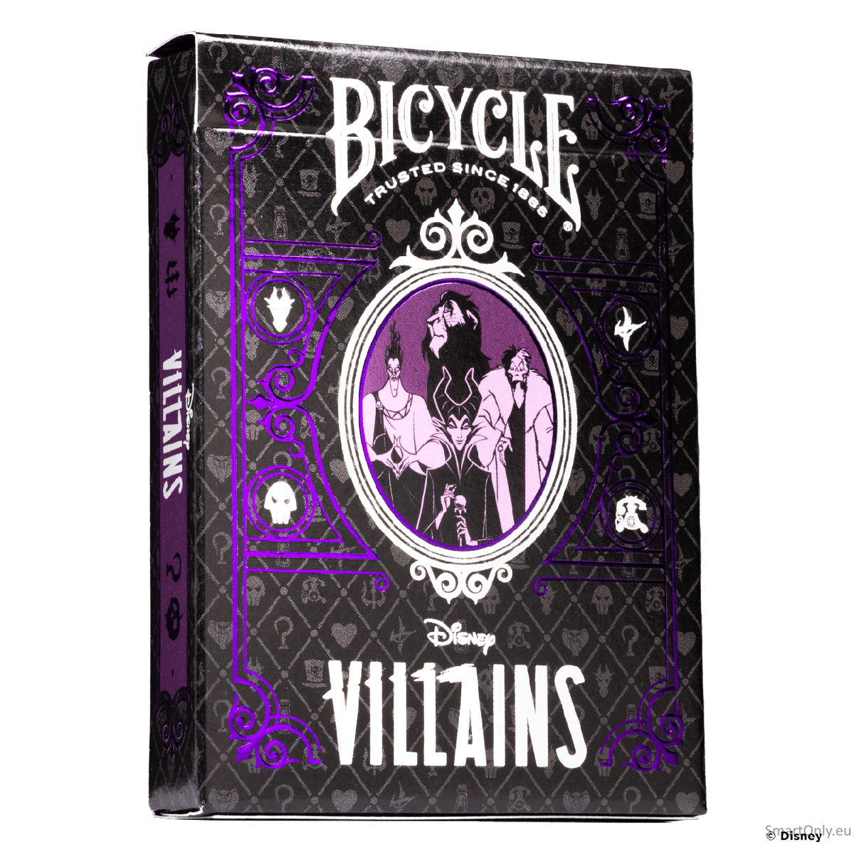 Bicycle Disney Villains žaidimo kortos (violetinės) 8 Bicycle Disney Villains žaidimo kortos (violetinės) 8