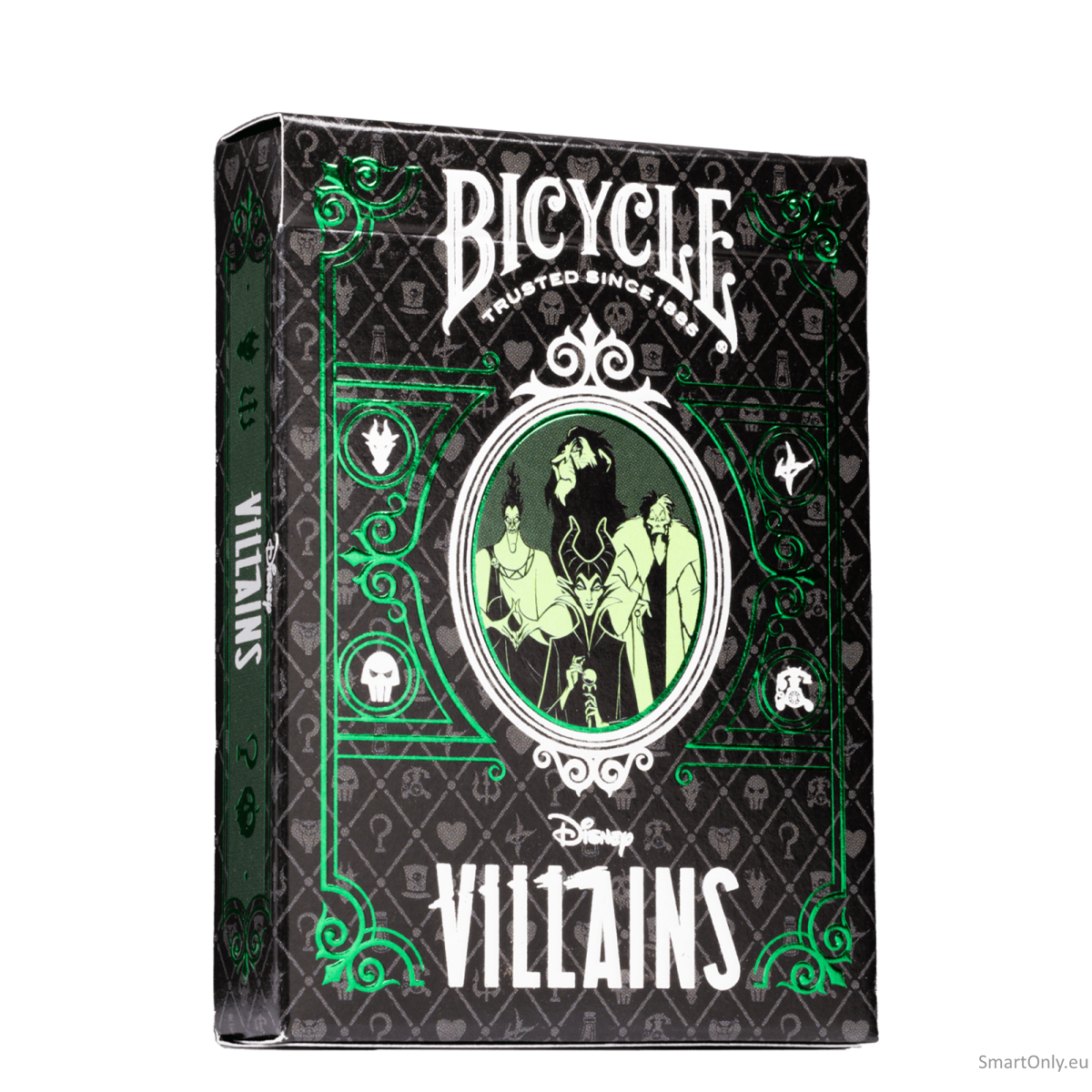 Bicycle Disney Villains žaidimo kortos (žalios) 7 Bicycle Disney Villains žaidimo kortos (žalios) 7