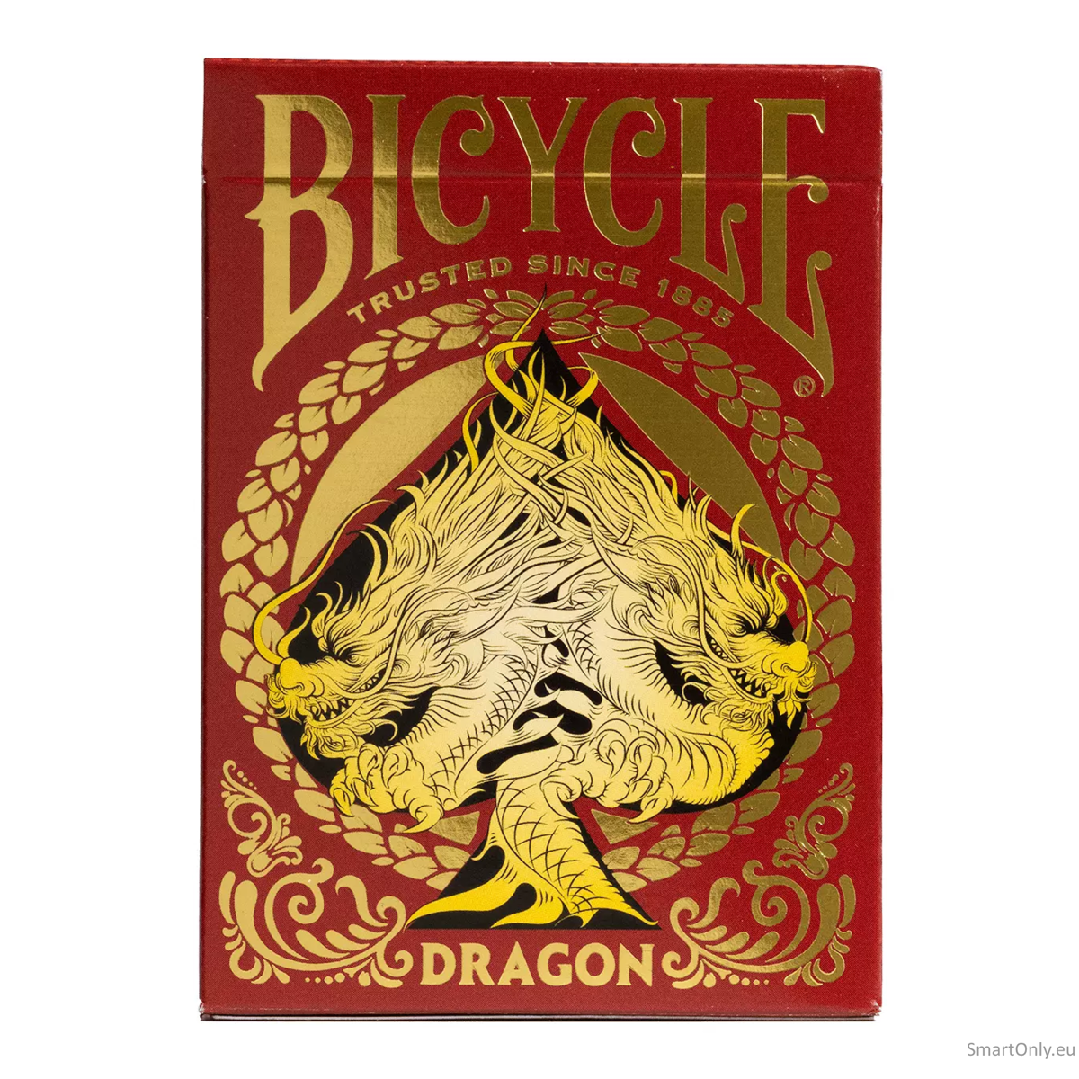 Bicycle Dragon žaidimo kortos (raudona) 2
