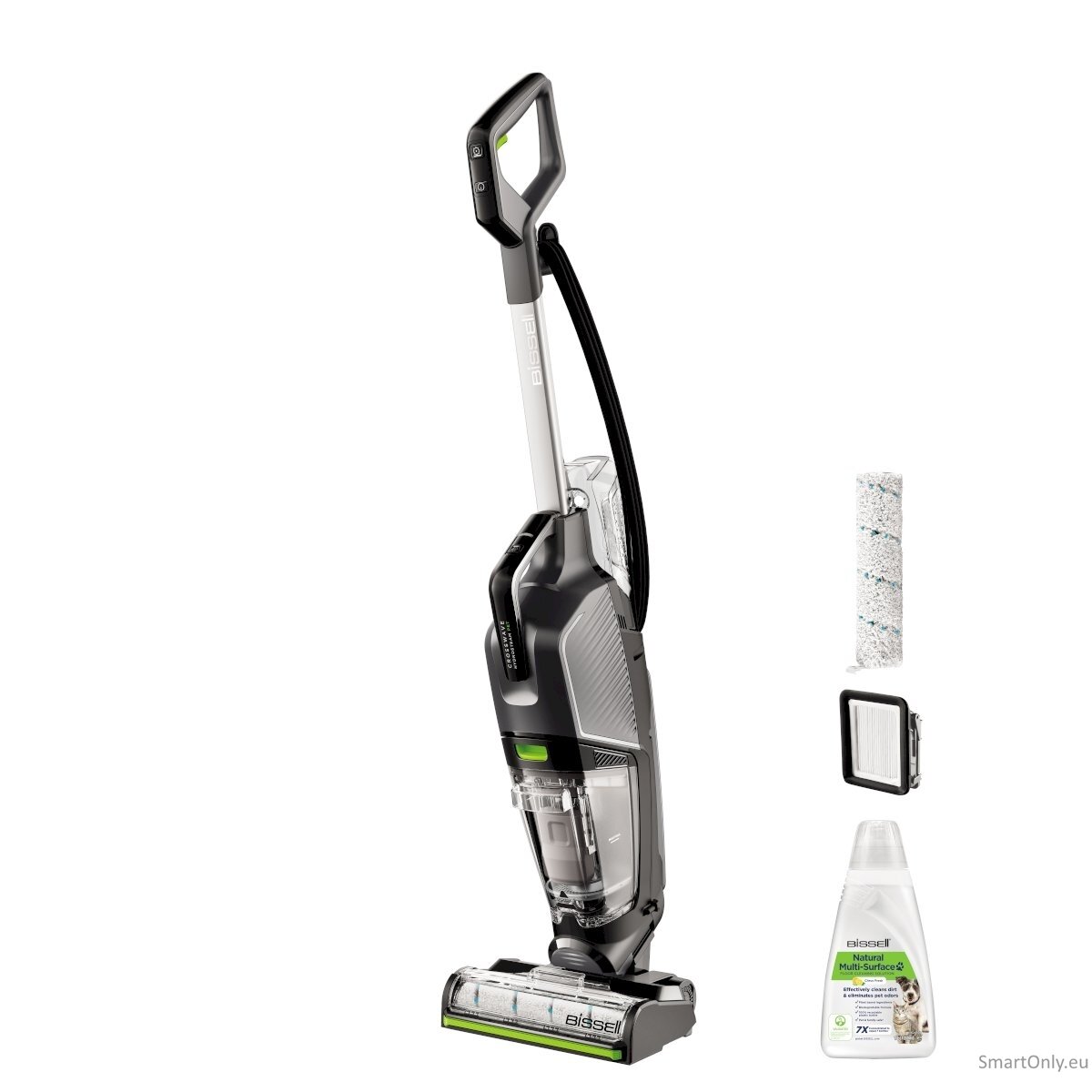 Bissell All-in one Multi-Surface Cleaner 3527N Crosswave HydroSteam Pet Select Corded operating Washing function N/A V 1100 W Titanium/Black/Silver/Lime 4 Bissell All-in one Multi-Surface Cleaner 3527N Crosswave HydroSteam Pet Select Corded operating Washing function N/A V 1100 W Titanium/Black/Silver/Lime 4