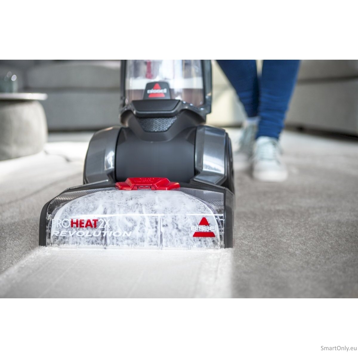 Bissell Carpet Cleaner ProHeat 2x Revolution Corded operating, Handstick, Washing function, 800 W, Red/Titanium, Warranty 24 month(s) 8 Bissell Carpet Cleaner ProHeat 2x Revolution Corded operating, Handstick, Washing function, 800 W, Red/Titanium, Warranty 24 month(s) 8