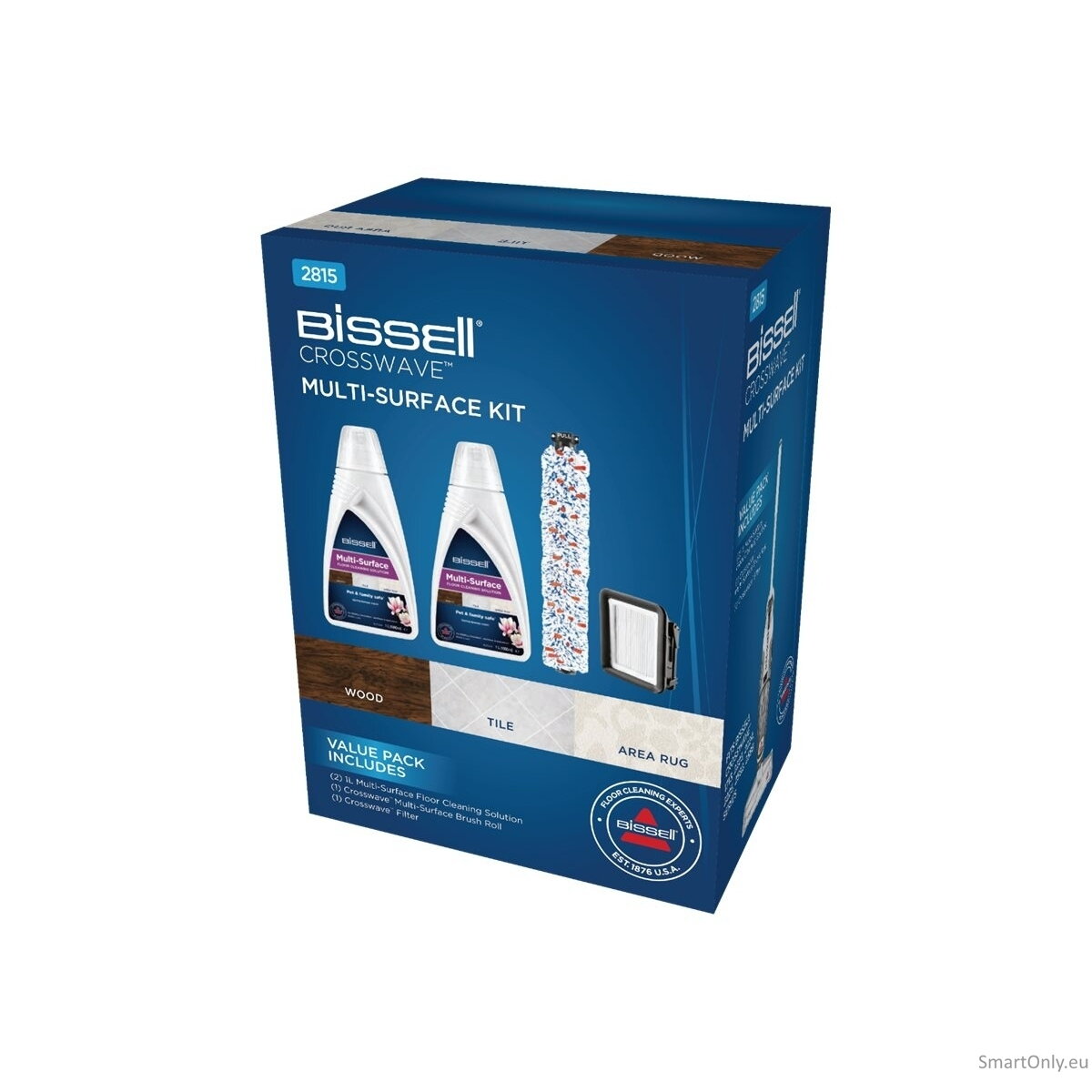 Bissell Cleaning Pack MultiSurface (2xDetergents+Brushroll+Filter) 1 Bissell Cleaning Pack MultiSurface (2xDetergents+Brushroll+Filter) 1