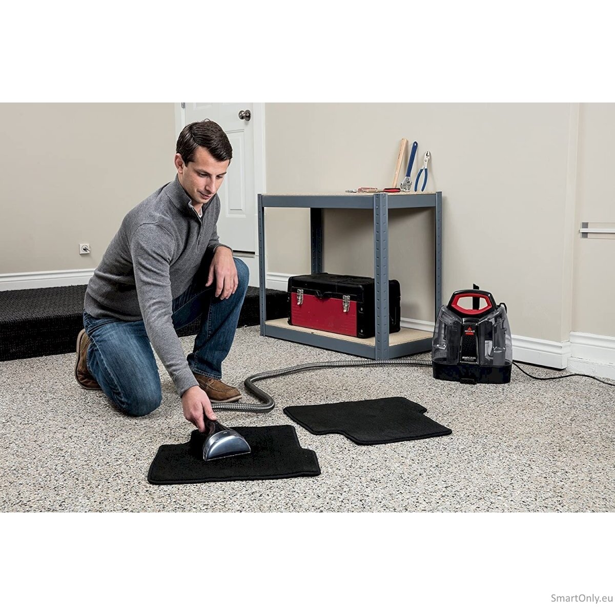 Bissell MultiClean Spot & Stain SpotCleaner Vacuum Cleaner 4720M Handheld, Black/Red 3 Bissell MultiClean Spot & Stain SpotCleaner Vacuum Cleaner 4720M Handheld, Black/Red 3
