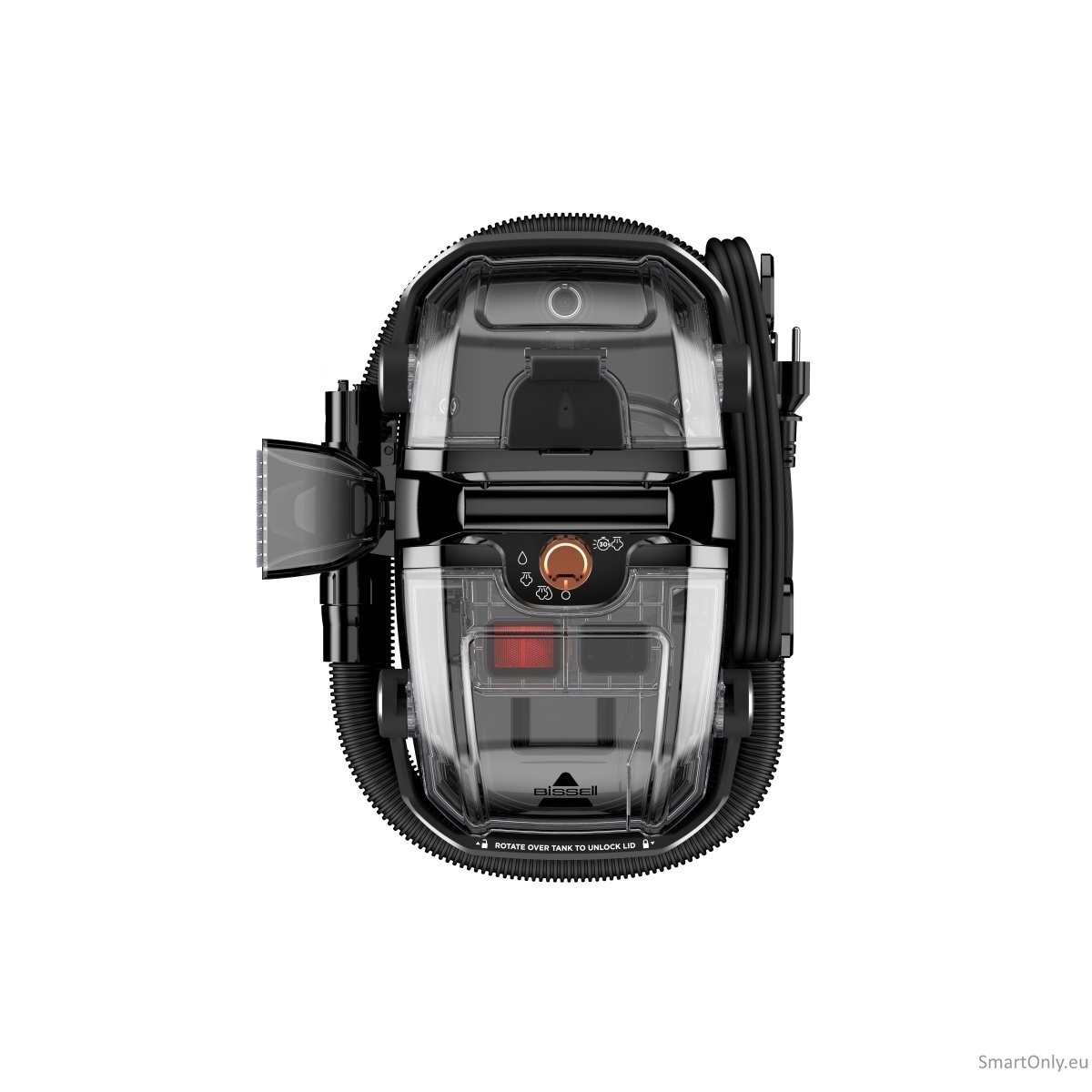 Bissell Portable Carpet and Upholstery Cleaner SpotClean HydroSteam Pro Corded operating Washing function - V 1000 W Black 3 Bissell Portable Carpet and Upholstery Cleaner SpotClean HydroSteam Pro Corded operating Washing function - V 1000 W Black 3