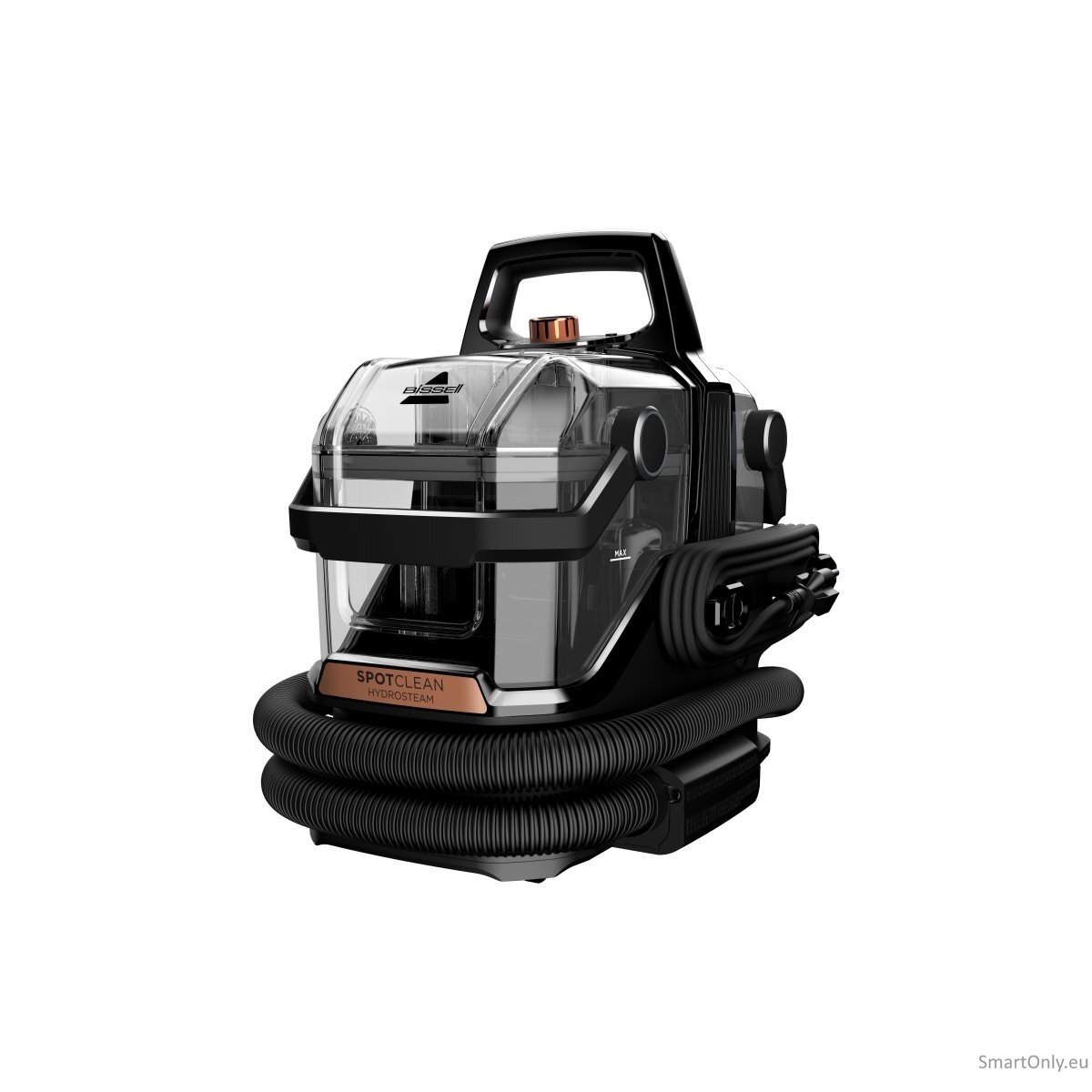 Bissell Portable Carpet and Upholstery Cleaner SpotClean HydroSteam Pro Corded operating Washing function - V 1000 W Black 1 Bissell Portable Carpet and Upholstery Cleaner SpotClean HydroSteam Pro Corded operating Washing function - V 1000 W Black 1