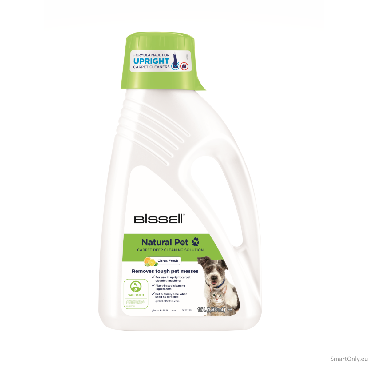 Bissell Upright Carpet Cleaning Solution Natural Wash and Refresh Pet 1500 ml Bissell Upright Carpet Cleaning Solution Natural Wash and Refresh Pet 1500 ml