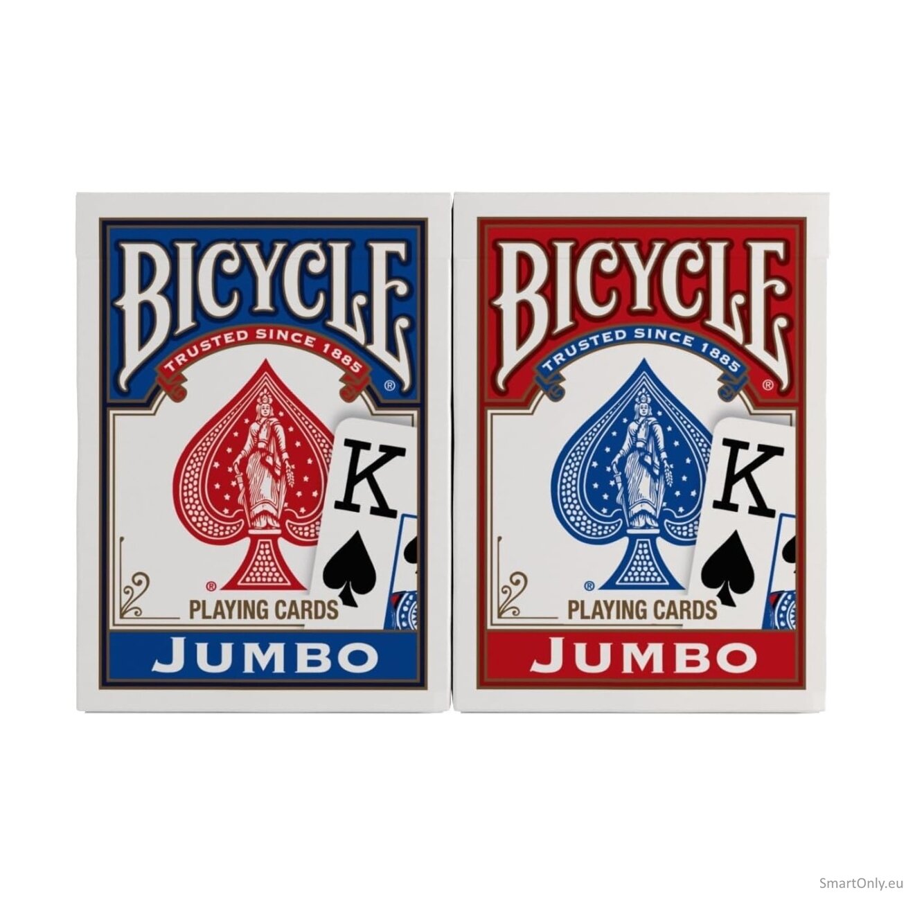 Bicycle Jumbo Blister Pack 2 kortų kaladės (Mėlynos ir raudonos) 2 Bicycle Jumbo Blister Pack 2 kortų kaladės (Mėlynos ir raudonos) 2