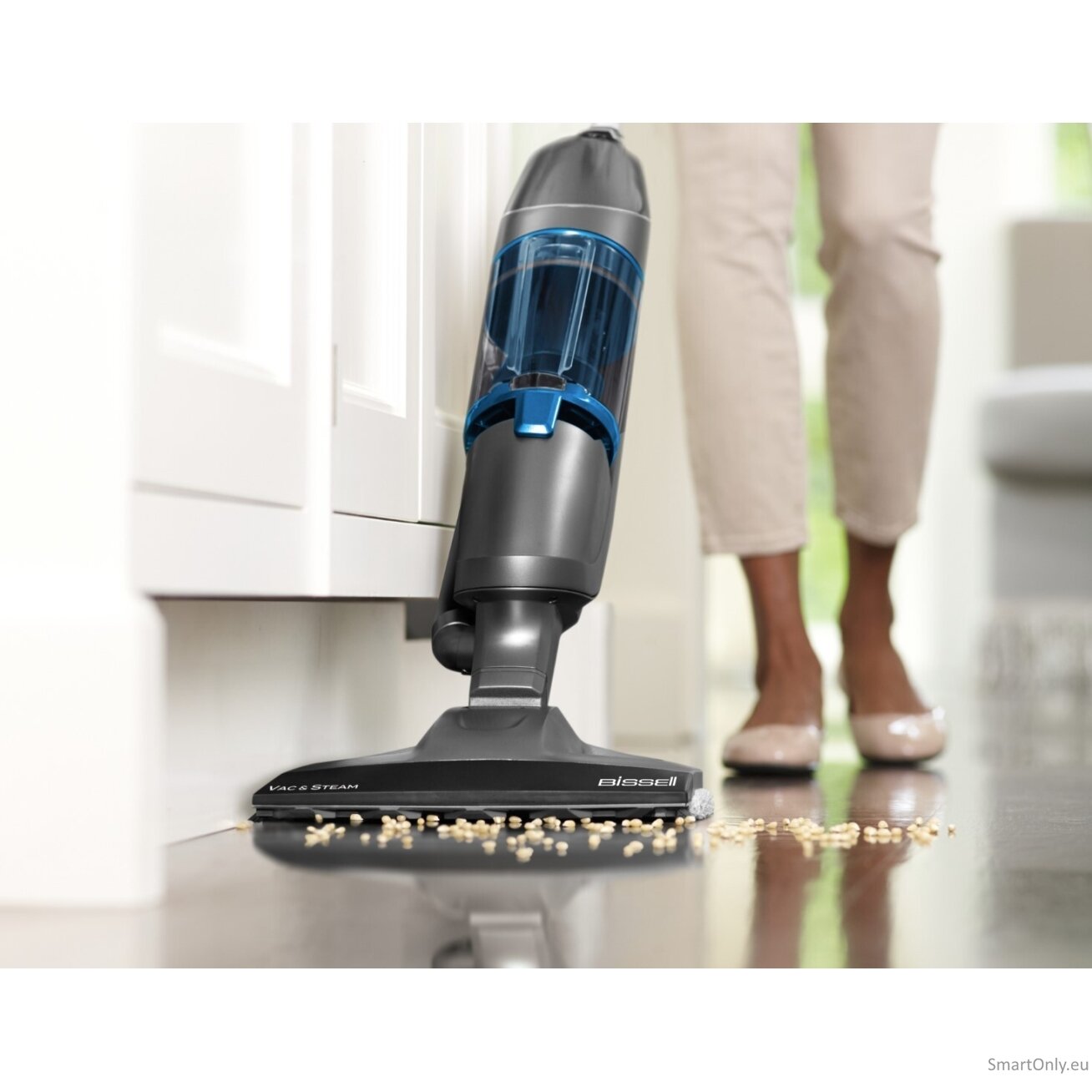 Bissell All-in-one Vacuum and Steam Mop | Vac & Steam | Power 1600 W | Water tank capacity 0.4 L | Titanium/Bossanova Blue 1