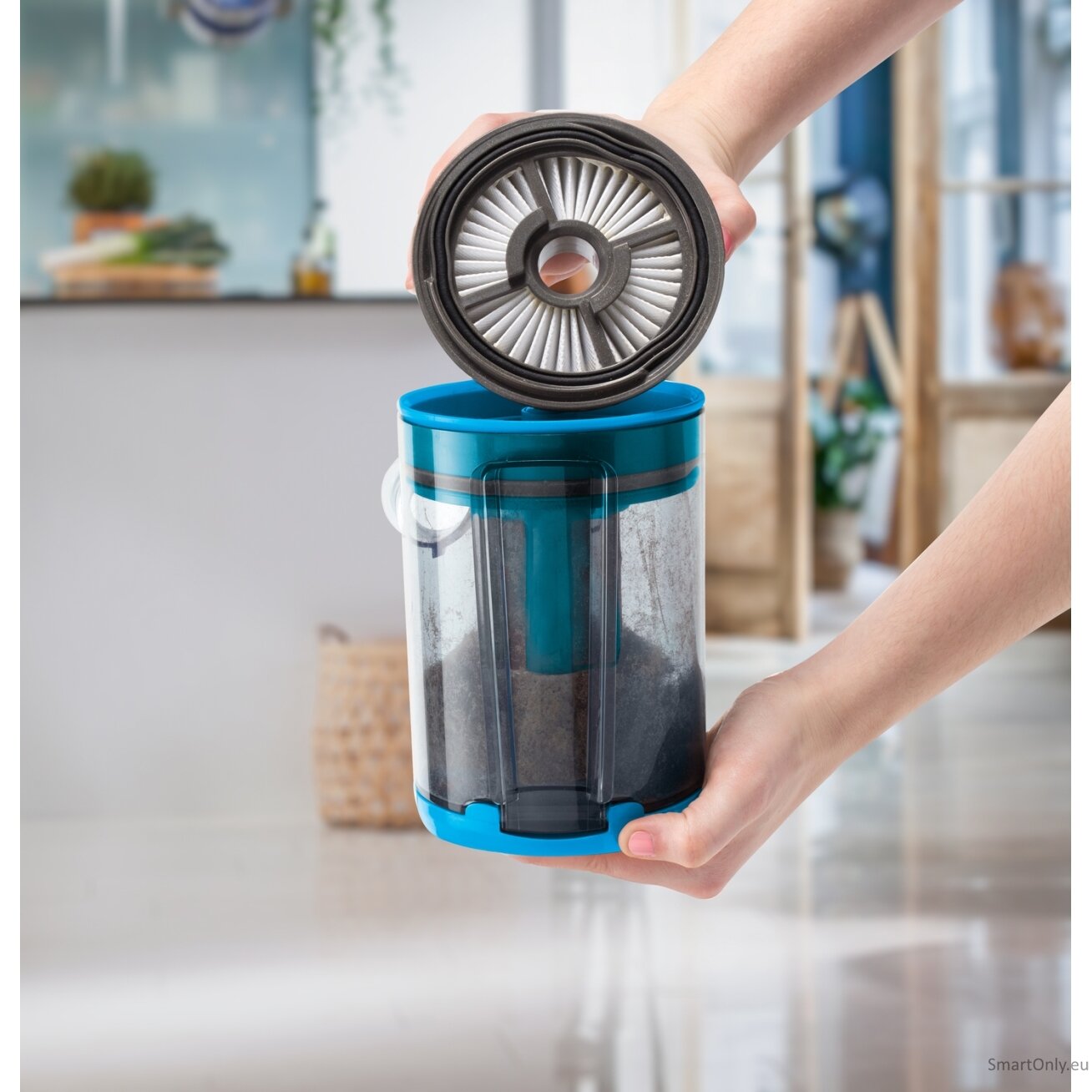 Bissell All-in-one Vacuum and Steam Mop | Vac & Steam | Power 1600 W | Water tank capacity 0.4 L | Titanium/Bossanova Blue 10