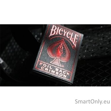 Bicycle Rider Back Metal Luxe kortos (Raudonos)