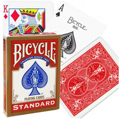 bicycle-rider-standard-pokerio-kortos-auksiniu-apvadu-raudonos