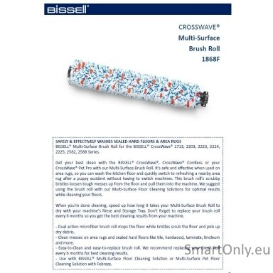 Bissell CrossWave Multi surface brush roll 1 pc(s)