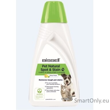 Bissell PET Spot and Stain Portable Carpet Cleaning Solution for Stain Eraser, Pet Stain Eraser, SpotClean, SpotClean ProHeat, SpotClean Pet, SpotClean C3, MultiClean Spot & Stain, 2000 ml