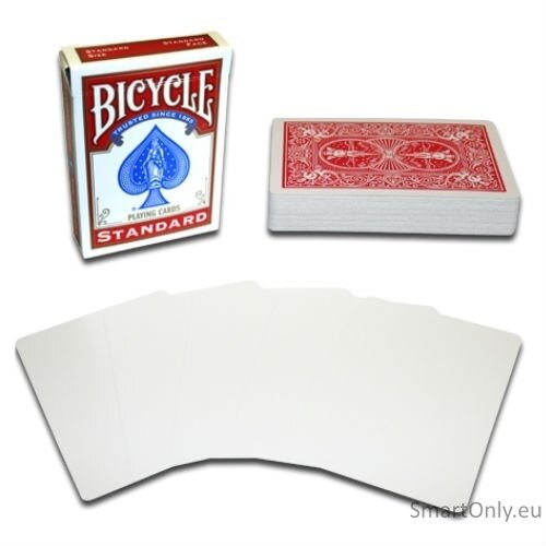 Bicycle Rider Back Blank Face kortos (Raudonos) 1 Bicycle Rider Back Blank Face kortos (Raudonos) 1
