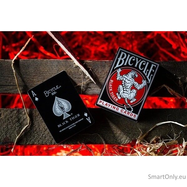 Bicycle Black Tiger revival edition žaidimo kortos 10 Bicycle Black Tiger revival edition žaidimo kortos 10
