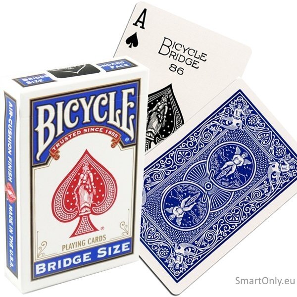 Bicycle Rider Back Bridge Size kortos (Mėlynos)