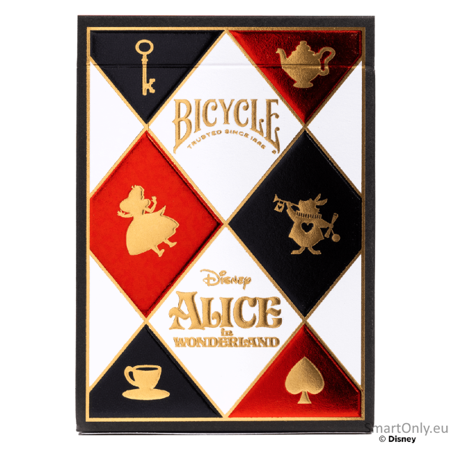 Bicycle Disney Alice in Wonderland žaidimo kortos 2 Bicycle Disney Alice in Wonderland žaidimo kortos 2