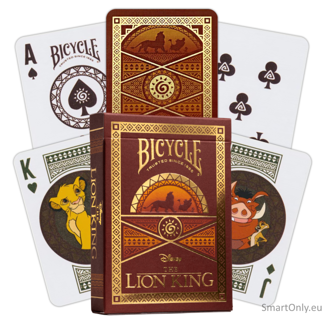 Bicycle Disney Lion King žaidimo kortos Bicycle Disney Lion King žaidimo kortos