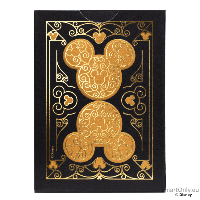 Bicycle Disney Mickey Mouse kortos (juodos ir auksinės) 4 Bicycle Disney Mickey Mouse kortos (juodos ir auksinės) 4