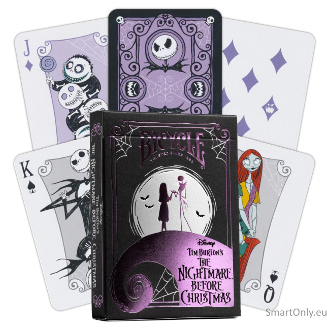 Bicycle Disney Nightmare Before Christmas žaidimo kortos Bicycle Disney Nightmare Before Christmas žaidimo kortos