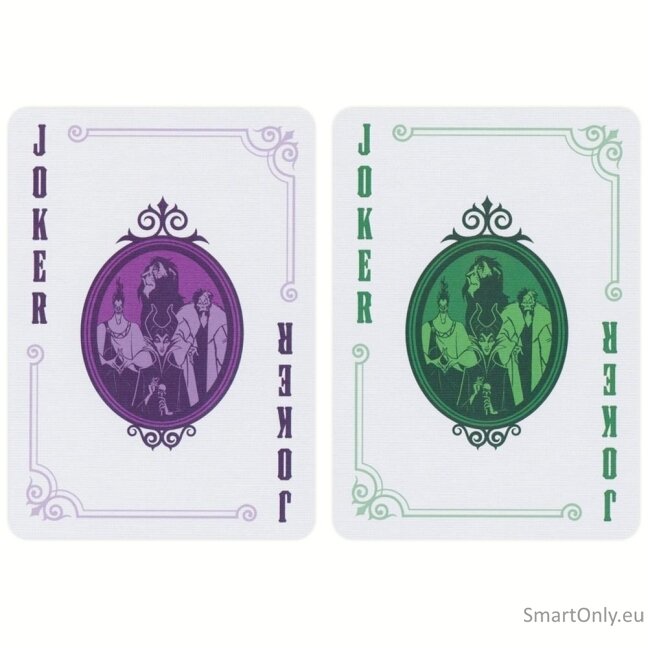 Bicycle Disney Villains žaidimo kortos (violetinės) 2 Bicycle Disney Villains žaidimo kortos (violetinės) 2