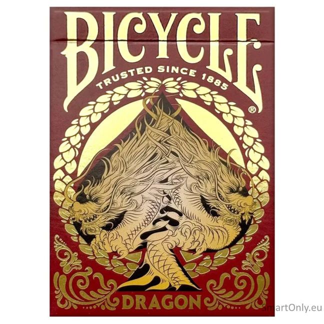 Bicycle Dragon žaidimo kortos (raudona) 1 Bicycle Dragon žaidimo kortos (raudona) 1