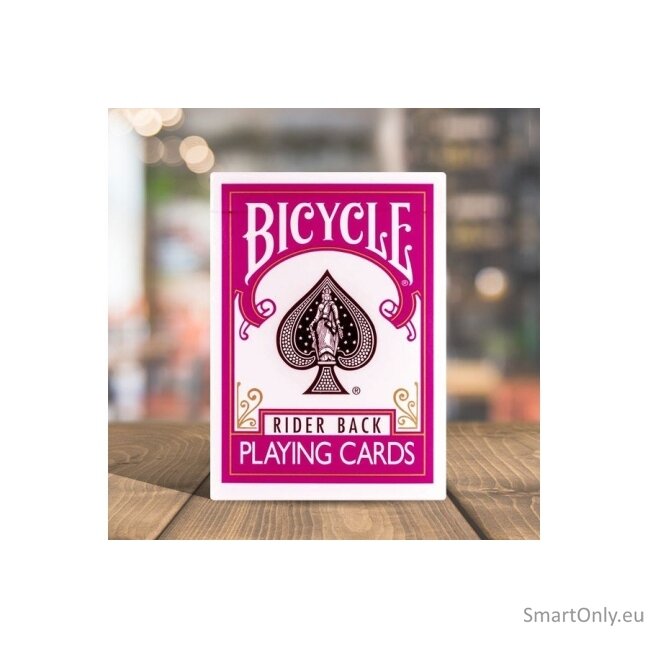 Bicycle Fuchsia Rider Back kortos 4 Bicycle Fuchsia Rider Back kortos 4